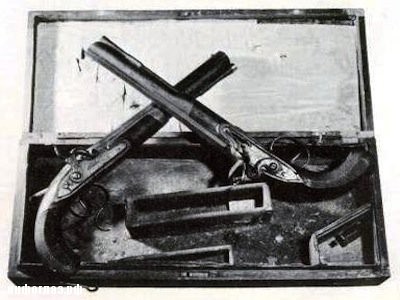 Пистолеты с дуэли Гамильтона и Бёрра
