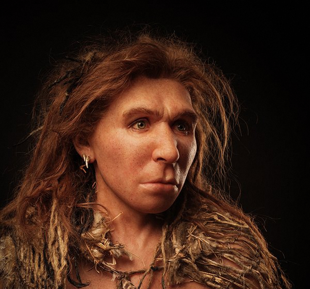 Неандерталец и кроманьонец женщины