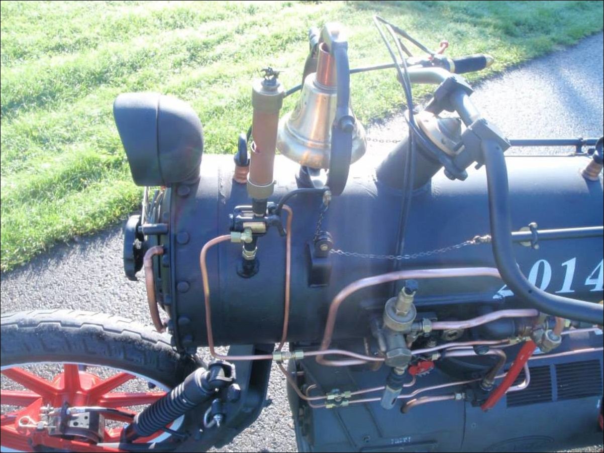 Паровой мотоцикл Черная Жемчужина