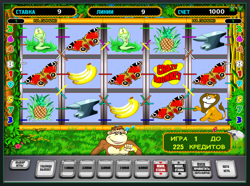 игровые автоматы обезьянки на деньги