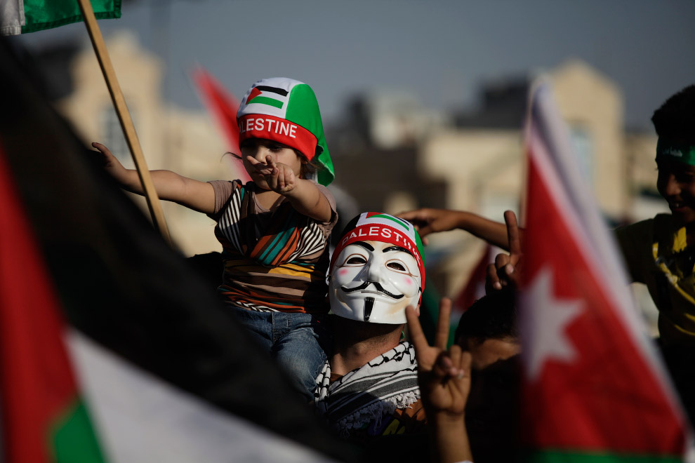 Иордания. Празднование «победы ХАМАС над Израилем»