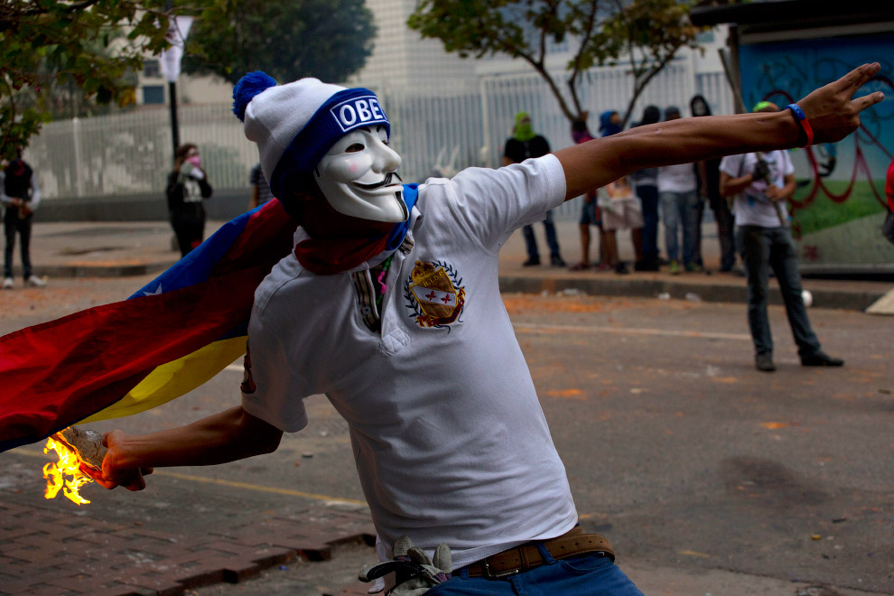 Венесуэла. демонстрации против высокой преступности и высокого уровня инфляции