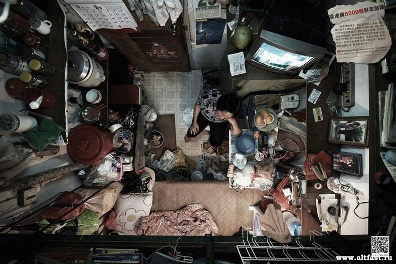 Переполненные квартиры в Гонконге
