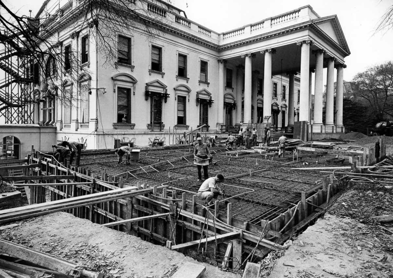 1949-1952 годы: Как президент Трумэн буквально распотрошил Белый дом