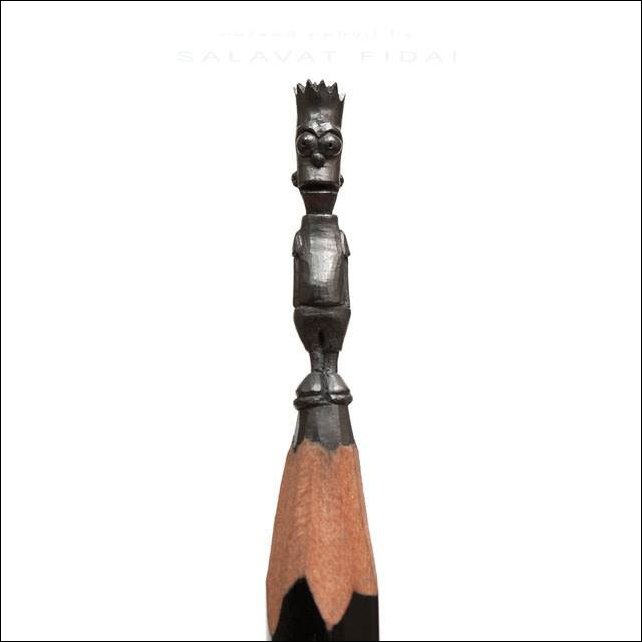 Скульптуры на кончике карандаша